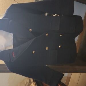 Navy blue winter coat